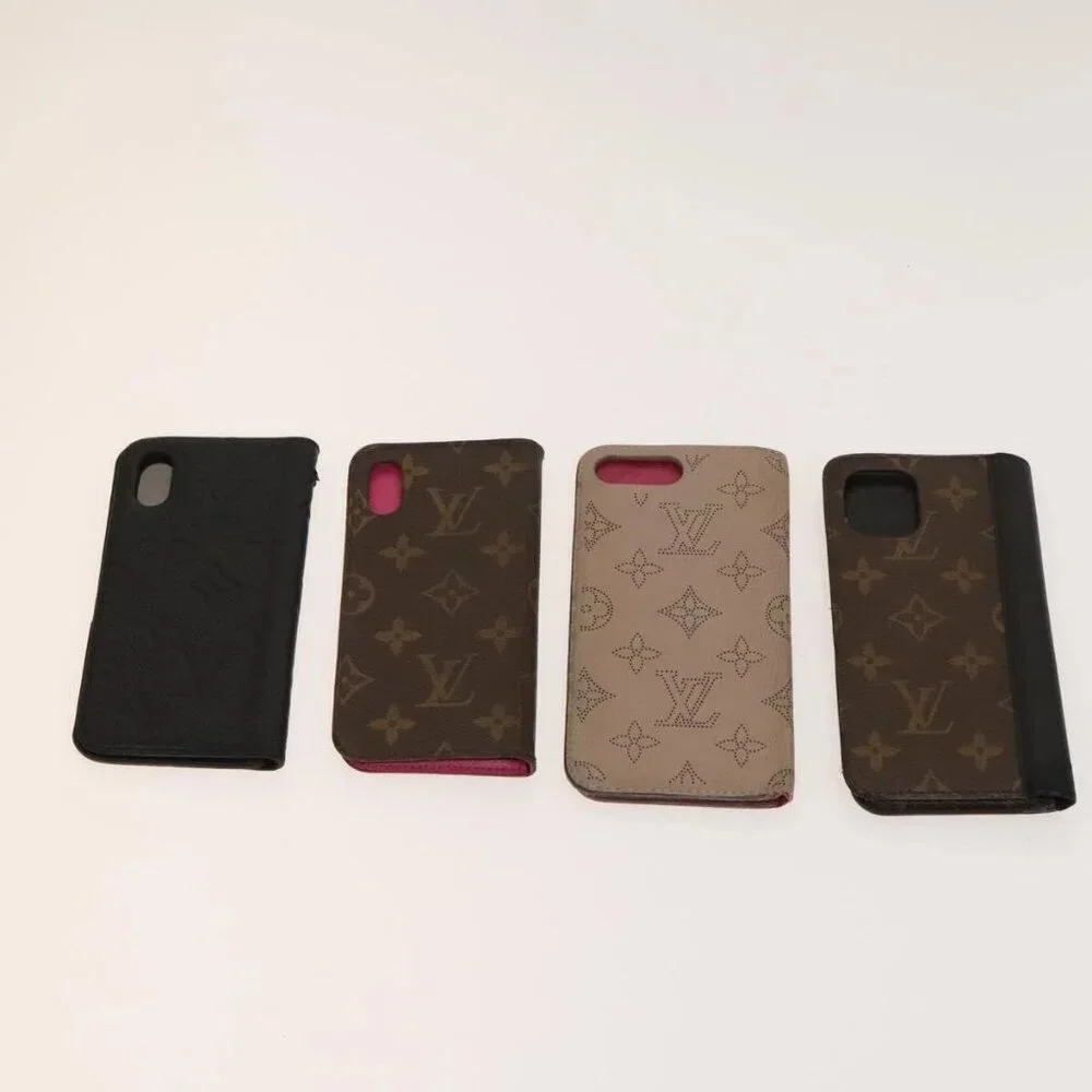 LOUIS VUITTON Monogram Cell Phone Case 10set LV Auth CB106